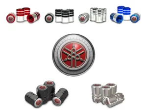 Yamaha Caps Valve Roues Voitures Construction Sport